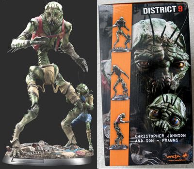 第9地区」DISTRICT9 ジョンソン＆サン WETA 親子スタチュー